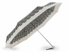 Kraftika 1ks krémová světlá dámský mini skládací deštník