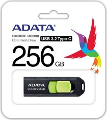 Adata UC300/256GB/USB 3.2/USB-C/Černá