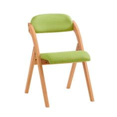 SoBuy SoBuy FST92-GR Skládací židle Kuchyňská židle Zelená 47x77x60cm