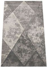 4sleep Kusový koberec VISTA 05 šedý Šedá VISTA 50/50/130 240x330 1cm až 1,9cm Geometrické tvary