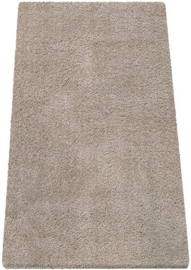 4sleep Kusový koberec KAMEL Latté 80x150 Jednobarevný 2cm až 2,9cm KAMEL SHAGGY 20/20/150 Béžová