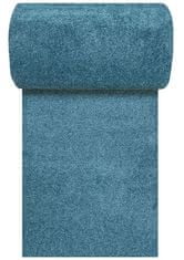 4sleep Běhoun koberec PORTOFINO modrý 80 Jednobarevný 1cm až 1,9cm PORTOFINO 30/30/80 Modrá
