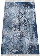 4sleep Kusový koberec HYPNOTIK modrý Modrá HYPNOTIK 30/30/120 120x180 Do 0,9cm Geometrické tvary