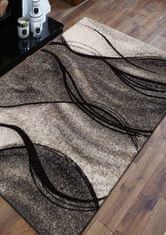 4sleep Kusový koberec PANAMERO 07 šedý Šedá PANAMERO 60/60/110 160x220 Do 0,9cm Geometrické tvary