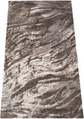 4sleep Kusový koberec PANAMERO 13 Hnědá PANAMERO 20/20/150 80x150 Do 0,9cm Melír