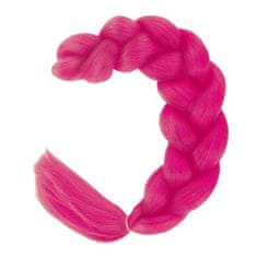 Soulima Vlasy Kanelové syntetické Copánky ombre tmavě růžové ISO