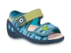 Befado chlapecké sandálky SUNNY 433P023 modré, hvězda, velikost 24