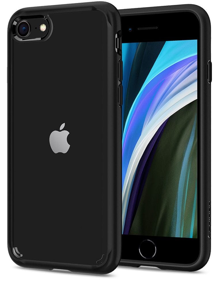 Levně Spigen Ultra Hybrid 2, black – iPhone SE (2022/2020)/8/7, 042CS20926