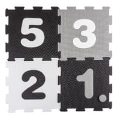 Sferazabawek Pěnová podložka puzzle s kontrastními pěnovými čísly
