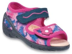 Befado dívčí sandálky SUNNY 433X021 růžovo-modré, velikost 27