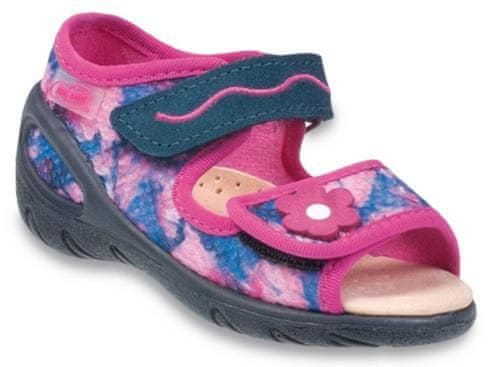 Befado dívčí sandálek SUNNY 433P021 růžovo-modrý