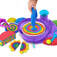 Spin Master Kinetic Sand - Zakřivené Barvy