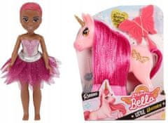 MGA Dream Bella 2-Balení Fairy Pink Unicorn Ribbon