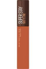 Maybelline Matná dlouhotrvající tekutá rtěnka SuperStay Matte Ink Coffee Edition 5 ml (Odstín 260 Hazelnut Hypnotizer)
