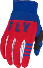 Fly Racing rukavice F-16, FLY RACING - USA 2022 (červená/bílá/modrá , vel. M) (Velikost: XS) 375-914
