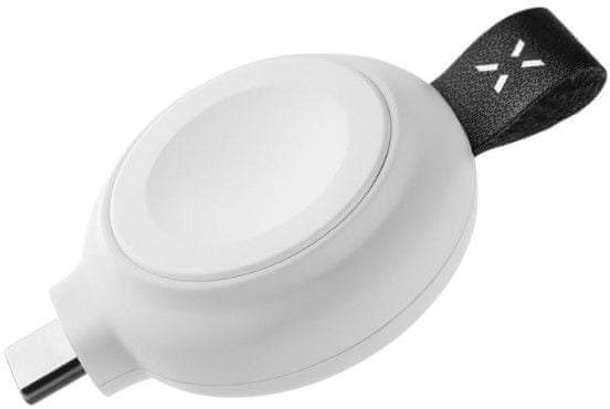 Levně FIXED Magnetický nabíjecí adaptér Orb pro Apple Watch, bílý, FIXORB-WH