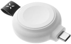 FIXED Magnetický nabíjecí adaptér Orb pro Apple Watch, bílý, FIXORB-WH