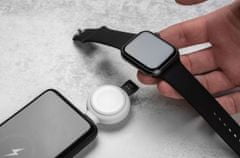 FIXED Magnetický nabíjecí adaptér Orb pro Apple Watch, bílý, FIXORB-WH