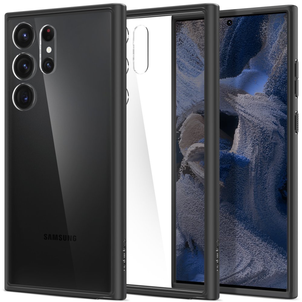 Levně Spigen Ultra Hybrid, black – Samsung Galaxy S23 Ultra, ACS05618