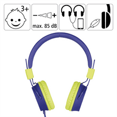 Thomson HED8100B dětská sluchátka, modrá/zelená