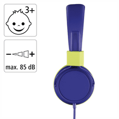 Thomson HED8100B dětská sluchátka, modrá/zelená