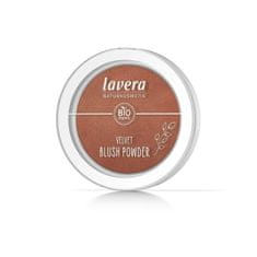Lavera Lavera Sametová pudrová tvářenka 03 Cashmere Brown 4,5 g