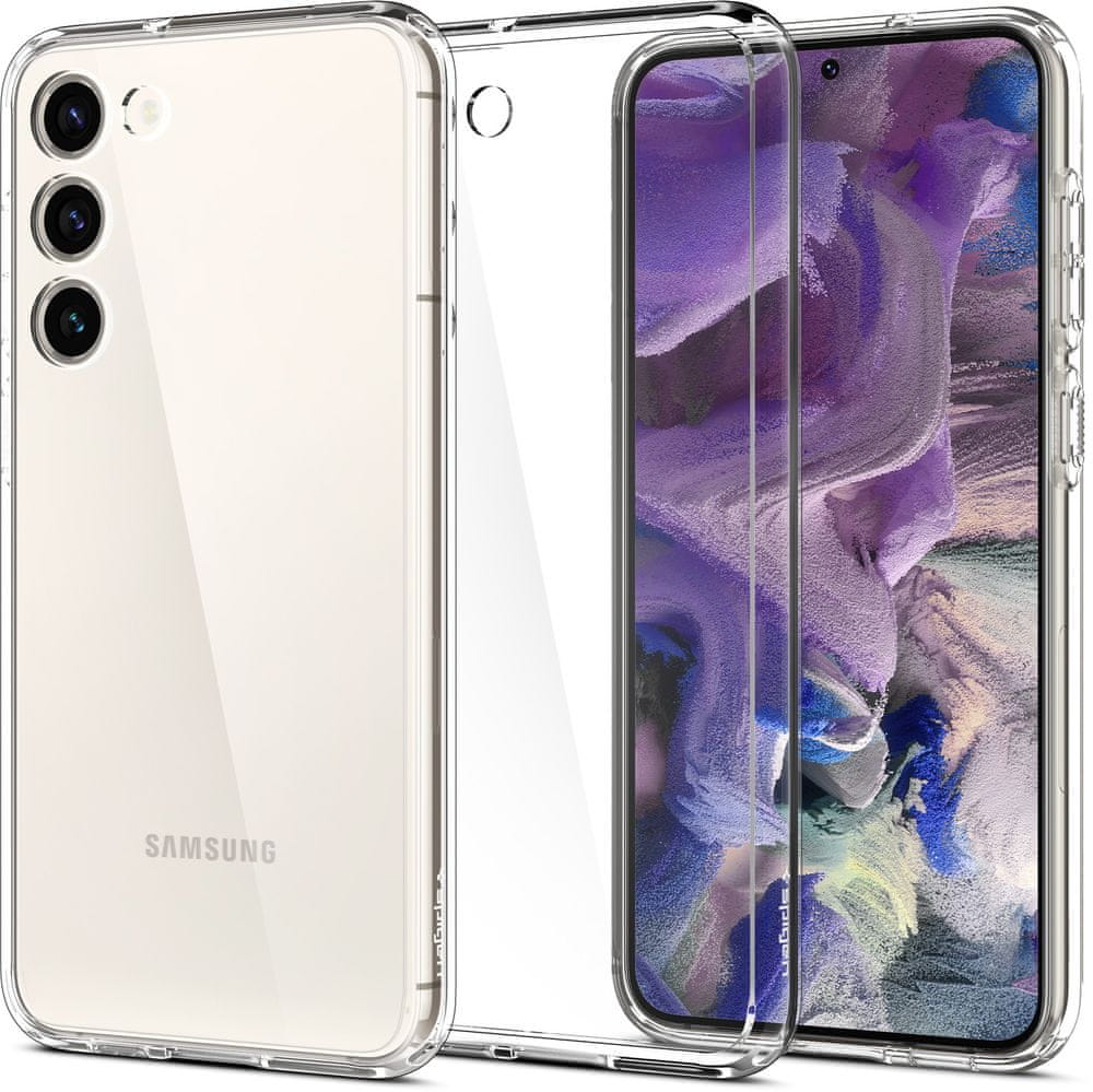 Levně Spigen Ultra Hybrid, clear – Samsung Galaxy S23, ACS05714