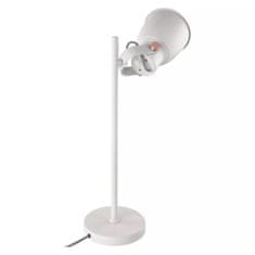 Emos Bílá stolní lampa pro žárovku E27 Z7621W
