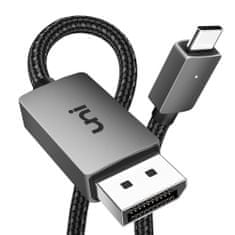UNI Display Port USB-C kabel 8K 32,4 Gbps 1m