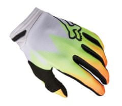 Fox Motokrosové rukavice 180 Glove Statk - Red/Yellow vel. 2XL