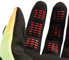 Fox Motokrosové rukavice 180 Glove Statk - Red/Yellow vel. 2XL