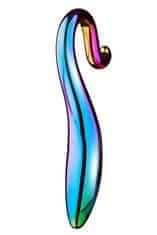 Dreamtoys Glamour Glass Elegant Curved Dildo (18 cm), skleněné dildo