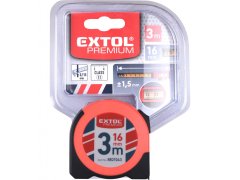 Extol Premium Metr svinovací s odečítacím okénkem, 3m, š. pásku 16mm
