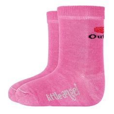 Little Angel Ponožky STYL ANGEL Outlast růžová 30-34 | 20-22 cm