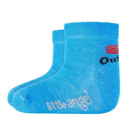 Little Angel Ponožky dětské nízké Outlast modrá