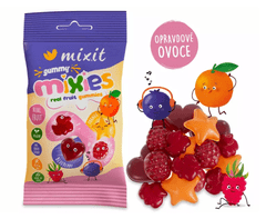 Mixit MIXIT Ovocné Mixies - přírodní želé bonbony 35 g