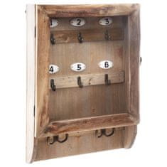 5five Dřevěná skříňka na klíče, 26 x 38 cm