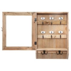 5five Dřevěná skříňka na klíče, 26 x 38 cm