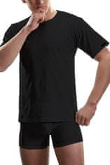 Cornette Pánské tričko 202 Authentic new black + Ponožky Gatta Calzino Strech, černá, L
