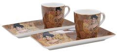 Home Elements  Espresso set 2 x 65 ml s podtácky, Klimt, Adele
