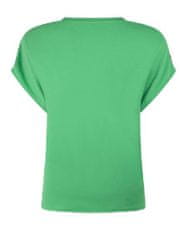ZOSO zelené tričko do V s pruhy Velikost: M