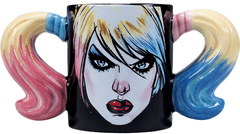 CurePink 3D keramický hrnek DC Comics: Harley Quinn (objem 350 ml)