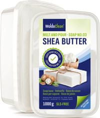 WoldoClean® Glycerinové mýdlo s bambuckým máslem, bez SLS 1kg