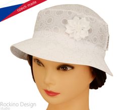 ROCKINO Dívčí letní klobouk vzor 3351 - růžový, velikost 48