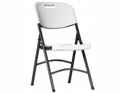 OEM Skládací cateringová židle bílá 45x64x80 cm