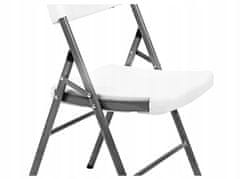 OEM Skládací cateringová židle bílá 45x64x80 cm