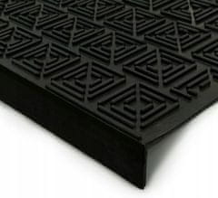 Multi Decor Protiskluzový gumový kryt na schody 73x24 cm černý