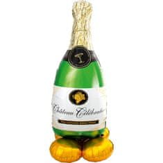 Amscan Balón AirLoonz Láhev šampaňského 130 cm