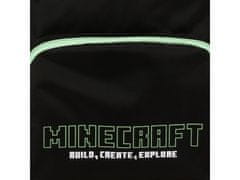 sarcia.eu Minecraft Černý školní batoh pro chlapce, měkký, prostorný 39x29cm 