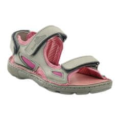 Ren But Dívčí sandály v popelavě růžové barvě velikost 33